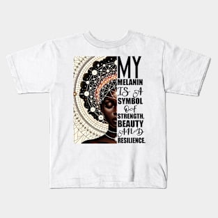 Melanin Afrocentric Gift Kids T-Shirt